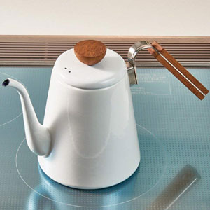 日本亚马逊：HARIO BDK-80-W 珐琅手冲壶 800ml 降至3407日元（约￥204）