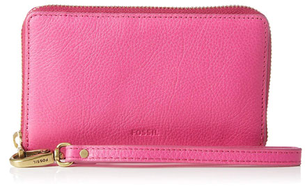 亚马逊海外购：Fossil 化石 Emma 女款真皮长款钱包 降至￥184.23，凑单免费直邮，含税到手￥205