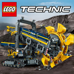 IWOOT：LEGO 乐高科技系列 42055 斗轮挖掘机（共含3929个颗粒）  折后价£139.99，直邮到手约￥1265元
