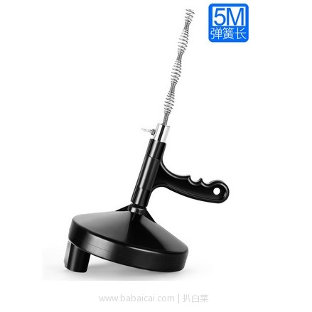 天猫商城：昕昕 家用堵塞管道疏通器 现￥10.1，领券减￥5，实付￥5.1包邮