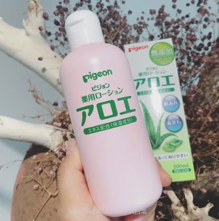 日本亚马逊：2018新品 Pigeon贝亲 婴幼儿痱子水/芦荟水200ml 8折折后612日元（约￥38）