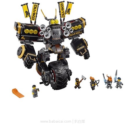 日本亚马逊：LEGO 乐高 70632 Ninjago 幻影忍者系列 大地威能机甲 特价￥7127日元（￥441）