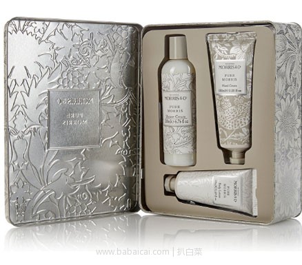 亚马逊海外购：Morris & Co 身体护理套装（沐浴露+护手霜+身体乳）降至￥125.99，凑单免费直邮，含税到手约￥140