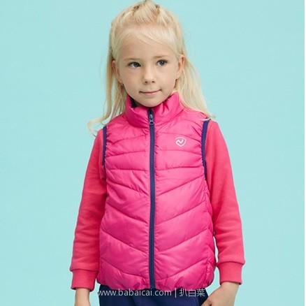 天猫商城:Northland 诺诗兰 中小童保暖棉马甲 男女童 3色 现¥99,领券¥30,实付新低¥69包邮