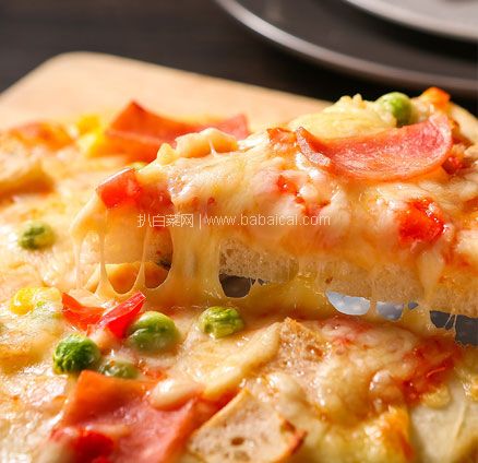 天猫商城：速冻披萨套餐8英寸*5份 5款赠品可选  现价￥89.8，领￥30优惠券，实付￥59.8包邮