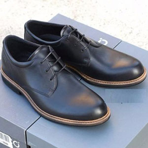 亚马逊海外购：ECCO 爱步 Findlay Plain 芬莱 男士正装系带鞋 降至低价￥531.26，免费直邮含税到手591元