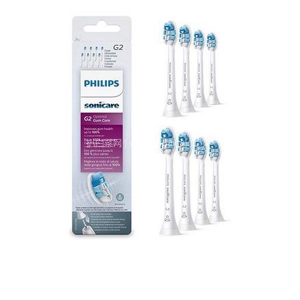 亚马逊海外购：Philips飞利浦 Sonicare G2 Optimal HX9038/12 蓝牙刷头 8个装 现￥263.47，直邮免运，含税到手￥288