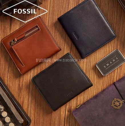 天猫商城：Fossil 化石 Emma系列 女士 短款迷你牛皮钱包 双12价￥149，领￥50元优惠券，实付新低￥99包邮