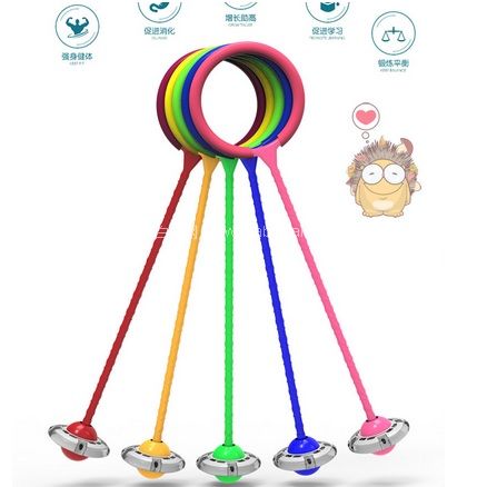 京东商城：抖音爆款！儿童闪光跳跳球 单腿甩脚球 现拼购+用券，实付￥6.9包邮