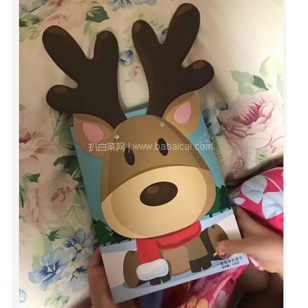 京东商城：最火的麋鹿巧克力来了！怡浓 纯可可脂 棒棒糖式麋鹿黑巧克力礼盒装 领券实付￥19.9包邮