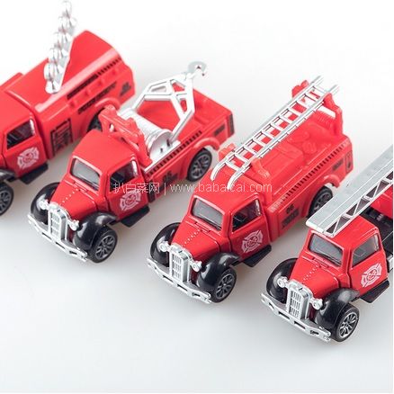 苏宁易购：简乐 合金回力工程车 4件套 现￥44.9，领券￥20券，实付￥24.9包邮！