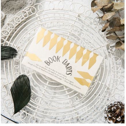 天猫商城：Book Darts 金属书签 12枚 2色 现价139，领￥40优惠券，实付￥99包邮