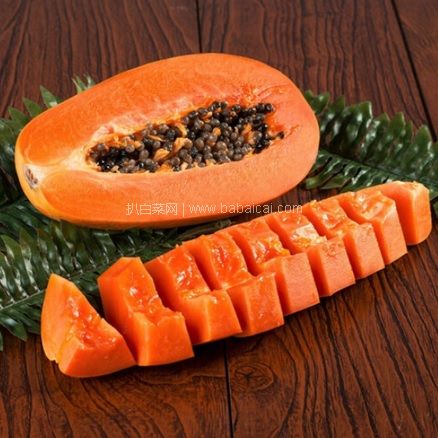 京东商城：红心牛奶木瓜 净重9斤 现￥49.9，领券减￥27，实付￥22.9包邮