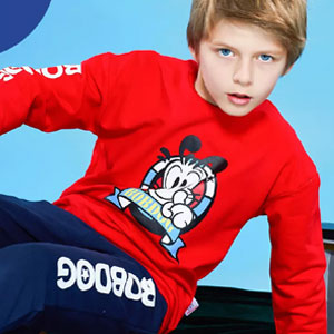 天猫商城：巴布豆 春季纯棉儿童运动套装 多色  现价￥87，领￥15优惠券，券后￥72包邮