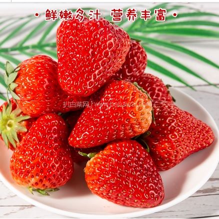 天猫商城：丹东特产 九九奶油草莓 3斤 顺丰空运 现￥118，领￥30券，券后新低￥88包邮