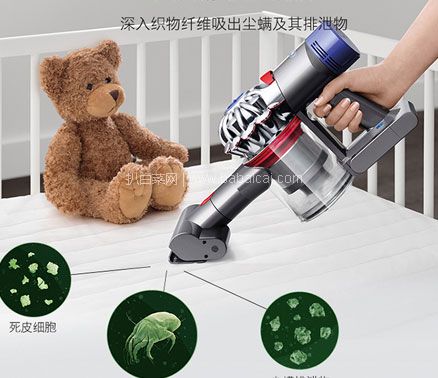 苏宁易购:dyson 戴森 V8 absolute 手持吸尘器 美版6吸头 降至¥2799元含税包邮