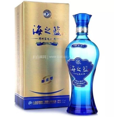苏宁易购：移动专享！洋河 蓝色经典 海之蓝 42度 绵柔浓香型白酒 240ml  拼团价￥49.9元包邮