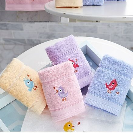 唯品会：洁丽雅 宝宝纯棉洗脸巾 柔软全棉小毛巾吸水儿童毛巾 秒杀价￥49