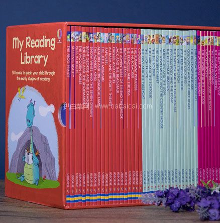 天猫商城:Usborne 尤斯伯恩 My Reading Library 我的第二个图书馆套装50册 双重优惠后¥186.89元包邮