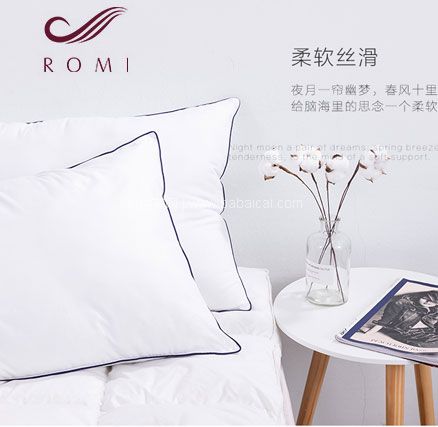 天猫商城：柔眠家纺 舒眠丝绒枕头2只  现价￥79.8，领￥40优惠券，实付￥39.8包邮