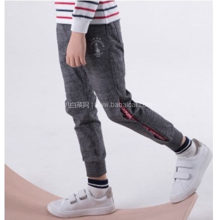 唯品会：仅2折！暇步士 2019年春季新品儿童 时尚长裤印花运动裤 特价￥69