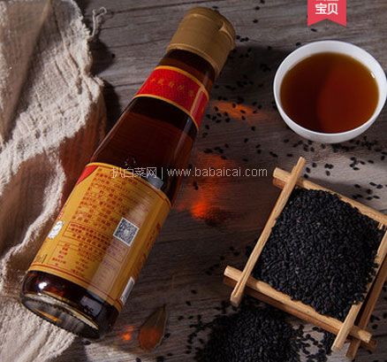 天猫商城：张学堂 黑芝麻油 220ml 现价￥19.9包邮，领￥10优惠券，券后￥9.9包邮