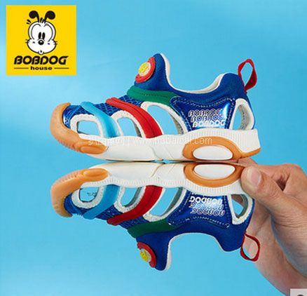 天猫商城:Bobdog 巴布豆 2019新款儿童包头机能凉鞋 多色 现价¥¥89.9,领¥30优惠券,券后实付¥59.9包邮