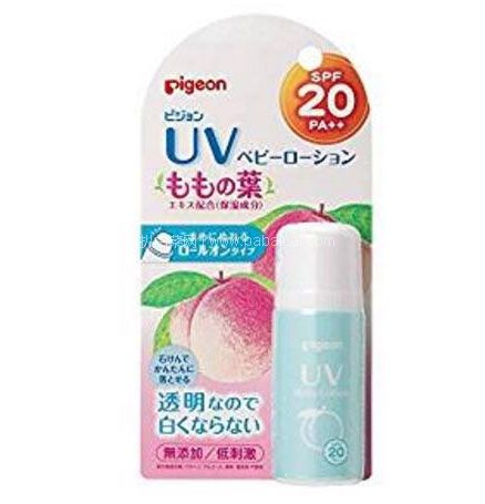 日本亚马逊：新品 Pigeon贝亲 桃子防晒棒 SPF20 25g 折后新低 605日元（约￥39，下单返8积分）