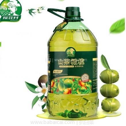 天猫商城：商超同款，探花村 橄榄食用调和油5L 现￥69.9，领￥20优惠券，券后￥49.9包邮