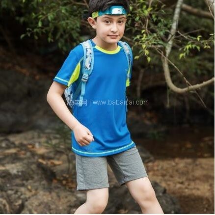 天猫商城：Toread 探路者 男童圆领速干短袖T恤 多色 现￥39，领￥5优惠券，券后￥34包邮
