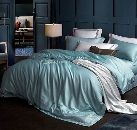 天猫商城：18日0点抢，限前500件半价！LOVO家纺 缎纹面料四件套 巴基斯坦进口长绒棉  实付￥299.5元