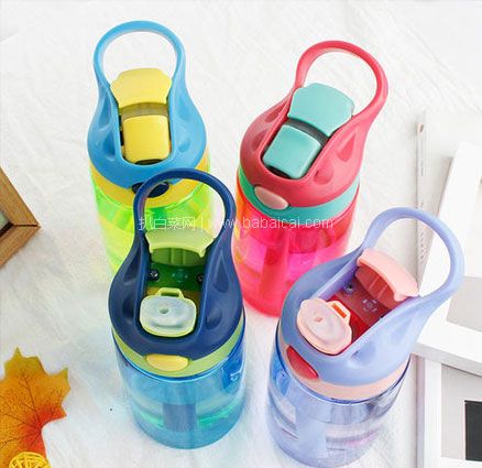 亚马逊海外购：Contigo 康迪克 儿童吸管杯 400ml 3款可选  秒杀价￥62.81，凑单免费直邮，含税到手约￥68.52