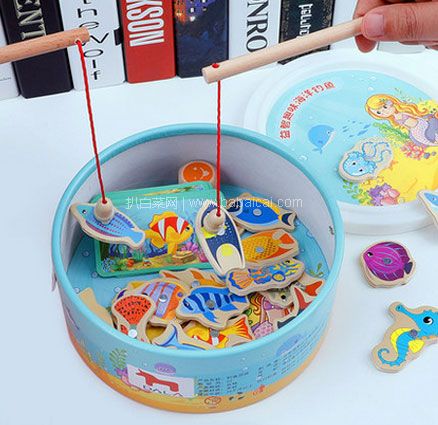 天猫商城：Parrot AR Drone 儿童钓鱼玩具 28鱼+2杆 袋装  现价13.9元，领￥5元优惠券，实付￥8.9元包邮