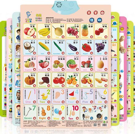 天猫商城：白菜价！乐乐鱼 儿童早教有声挂图  现价￥6.9起包邮