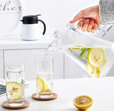 天猫商城：乐美雅 玻璃材质冷水壶 送水杯2个  现价￥19.9，领￥3优惠券，券后实付16.9包邮