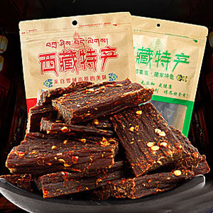 天猫商城：成京 西藏特产 风干牦牛肉干 250g*2袋  现价￥128，叠加￥50优惠券，券后新低￥78包邮