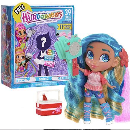 亚马逊海外购：美国 Hairdorables 系列3 美发娃娃  补货降至￥112.94，凑单免费直邮，含税到手约￥123.22