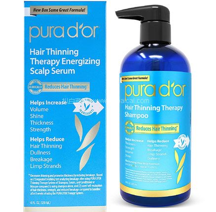 亚马逊海外购：Pura d’or 防脱固发生发精华 120ml 降至新低￥90.95，凑单免费直邮，含税到手￥99