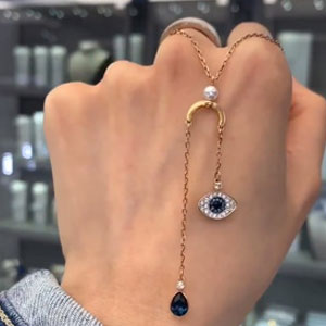 亚马逊海外购：SWAROVSKI 施华洛世奇 18秋冬新款 恶魔之眼项链 5425861 降至￥502.1，免费直邮，含税到手￥547.79