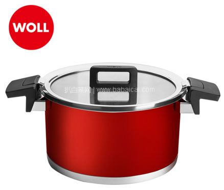天猫商城：德国进口 WOLL 弗欧 平底不锈钢双耳煮锅 20cm 现价￥489，领￥200优惠券，券后实付￥289包邮