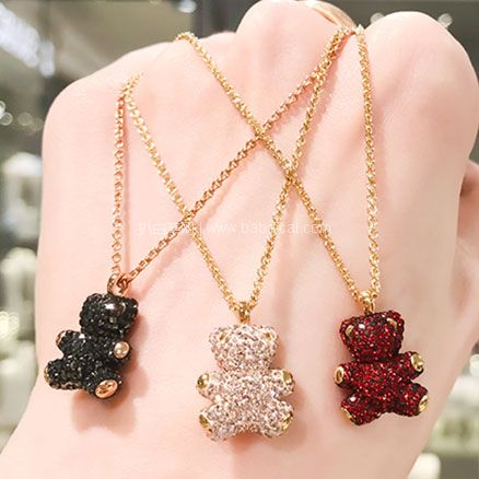 亚马逊海外购：Swarovski 施华洛世奇 泰迪小熊项链 5410280 降至￥506.34，免费直邮，含税到手约￥552.42