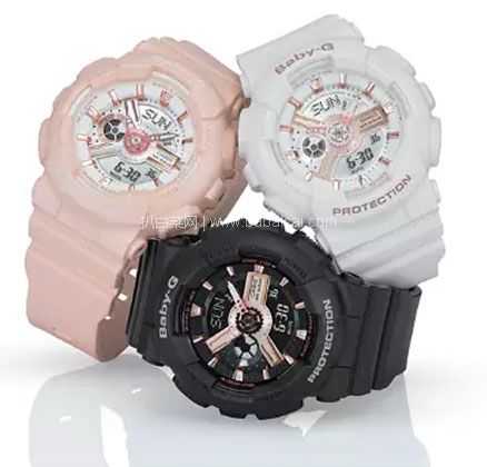 亚马逊海外购:Casio 卡西欧 G-Shock系列 BA-110RG-4AER 女士手表 降至¥547.1,免费直邮含税到手¥596.89