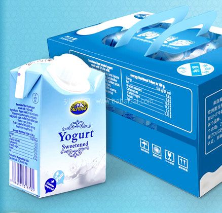 天猫商城：奥地利进口，阿贝多 酸牛奶 200g*9盒  拍2件5折+￥2优惠券，双重优惠后￥70元包邮