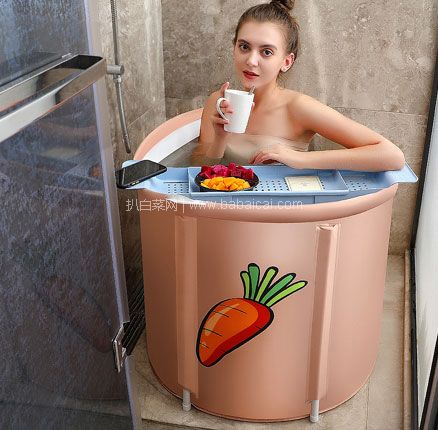 天猫商城：中古 日式家用可折叠泡澡桶、浴盆  现￥88，叠加￥30优惠券，券后￥58起包邮