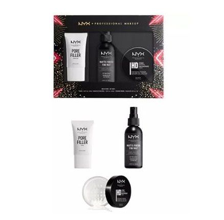 Macy's梅西百货:补货!NYX 定妆喷雾+散粉+妆前乳套装 降至5折.5(约¥90元)+满赠礼包