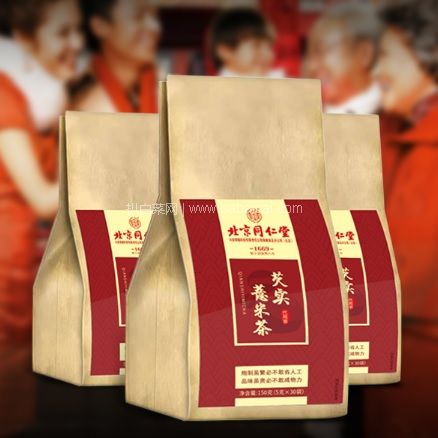 京东商城：组合下单漏价！北京同仁堂红豆薏米茶150克(5克X30包）+ 盐阜手工挑选葛根茶250克（买1送1，实发2件） 双叠加实付￥20.64包邮