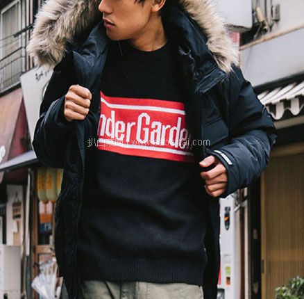 ITeSHOP:UNDER GARDEN 男士 Logo嵌花圆领针织衫 S码 3色 原价¥559,额外9折后¥99元顺丰包邮