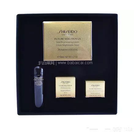 西班牙Perfume’s Club官网:SHISEIDO 资生堂 时光琉璃御藏4件套装(晚霜50ml+乳液25ml+眼唇霜2.5ml+日霜6ml) 免费直邮到手约¥1391元