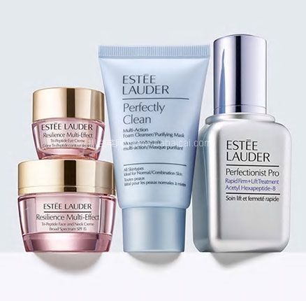 Estee lauder雅诗兰黛官网：雅诗兰黛 Smooth+Glow 套装 折后价$89.6