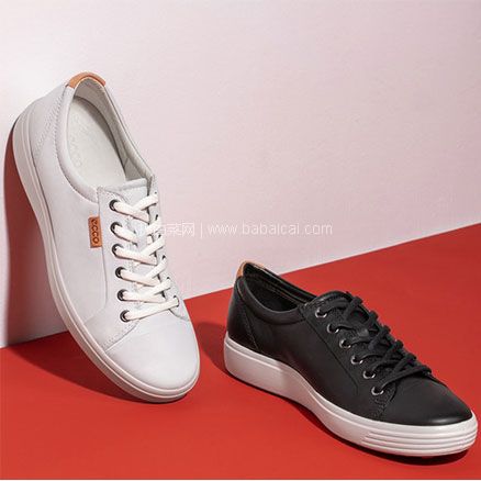 亚马逊海外购：ECCO 爱步 Soft 7 柔酷7号 女士牛皮休闲鞋  降至￥439.61元，免费直邮含税到手￥479.61